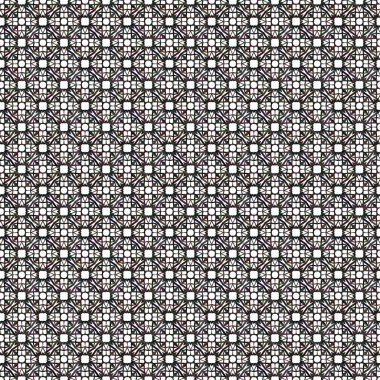 Geometrik soyut dikişsiz desen, vektör illüstrasyonu