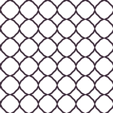 Geometrik yinelenen süs vektör deseni. Kusursuz tasarım dokusu 