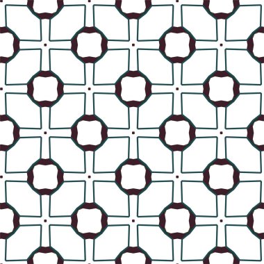 soyut geometrik dikişsiz desen, vektör illüstrasyonu