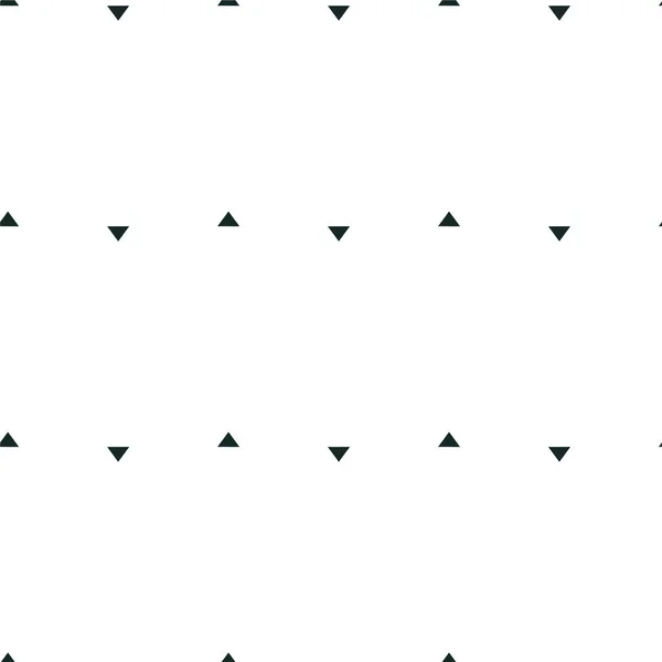Vector Naadloos Patroon Met Zwart Wit Geometrische Vormen — Stockvector