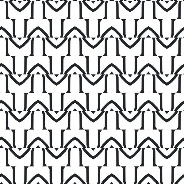 Seamless Pattern Lines Geometric Background Vector Illustration — Stock Vector