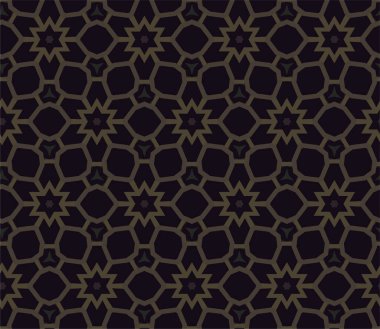 Geometrik soyut dikişsiz desen, vektör illüstrasyonu