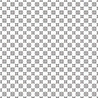 Geometrik soyut dikişsiz desen, vektör illüstrasyonu