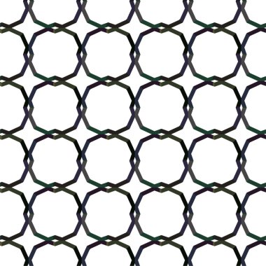 Geometrik soyut dikişsiz desen, vektör illüstrasyonu