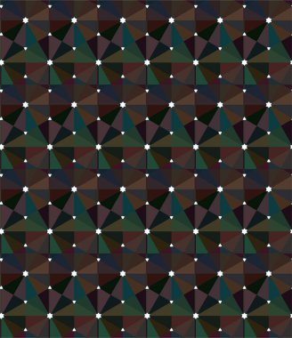 Geometrik soyut dikişsiz desen, vektör illüstrasyonu