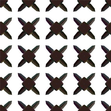 Geometrik soyut dikişsiz desen, vektör illüstrasyonu