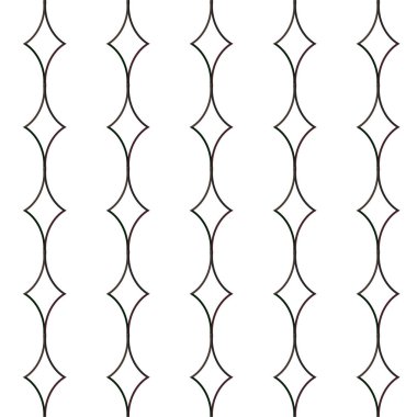 Süslü, soyut, dikişsiz desen, vektör illüstrasyonu