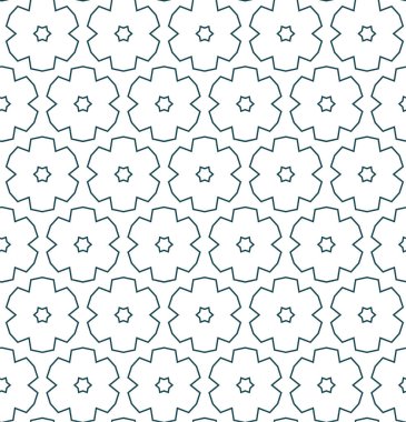 Geometrik soyut dikişsiz desen, vektör illüstrasyonu