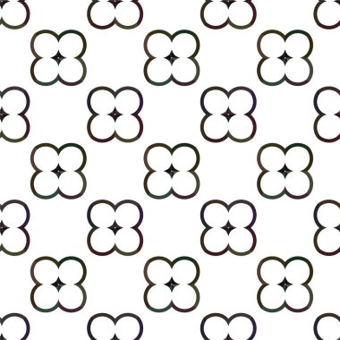 Geometrik soyut dikişsiz desen, vektör illüstrasyonu