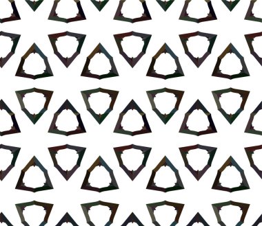 Geometrik soyut dikişsiz desen, vektör illüstrasyonu