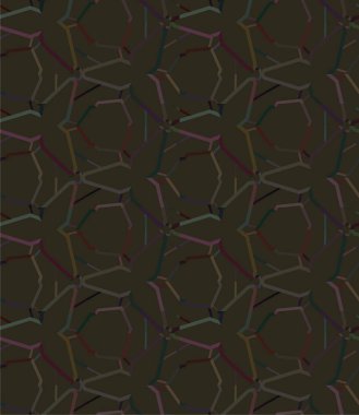 Geometrik soyut dikişsiz desen, vektör illüstrasyonu