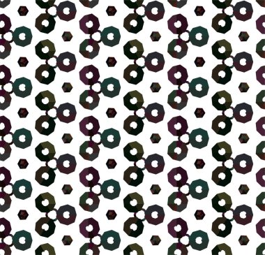 Geometrik yinelenen süs vektör deseni. Kusursuz tasarım dokusu 