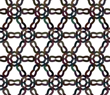 soyut geometrik dikişsiz desen, vektör illüstrasyonu