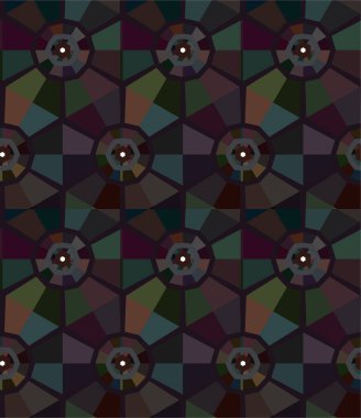 Geometrik soyut dikişsiz desen, vektör illüstrasyonu