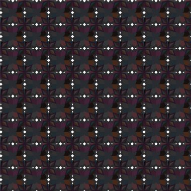 Geometrik soyut dikişsiz desen, vektör illüstrasyonu