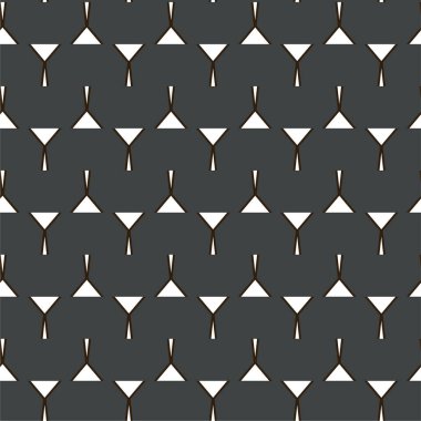 Geometrik soyut dikişsiz desen, vektör illüstrasyonu