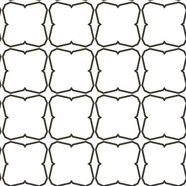 Geometrik soyut dikişsiz desen, vektör illüstrasyonu