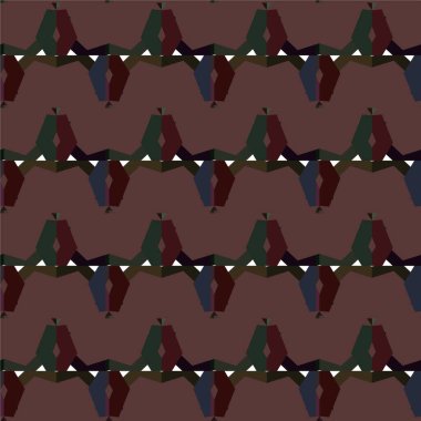 Geometrik soyut dikişsiz desen, vektör illüstrasyonu
