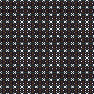 Geometrik soyut dikişsiz desen, vektör illüstrasyonu