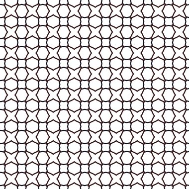 Geometrik soyut dikişsiz desen, vektör illüstrasyonu