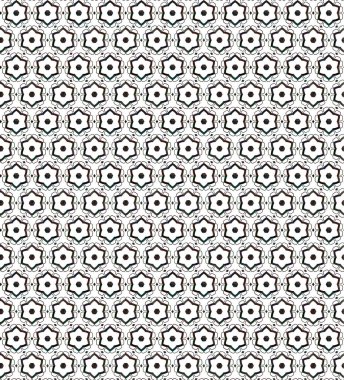 Geometrik soyut dikişsiz desen, vektör illüstrasyonu