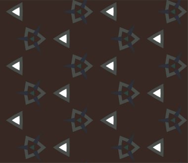 Geometrik soyut dikişsiz desen, vektör illüstrasyonu