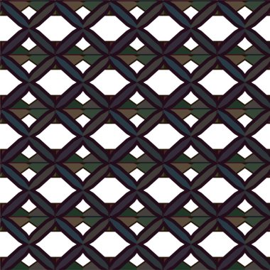 Geometrik soyut dikişsiz desen, vektör illüstrasyonu