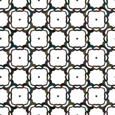 Geometrik soyut dikişsiz desen, vektör illüstrasyonu