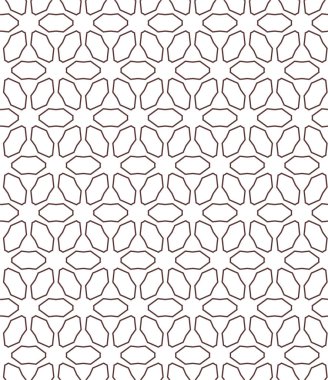 soyut geometrik dikişsiz desen, vektör illüstrasyonu 