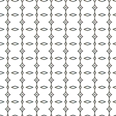 Geometrik soyut dikişsiz desen, vektör illüstrasyonu