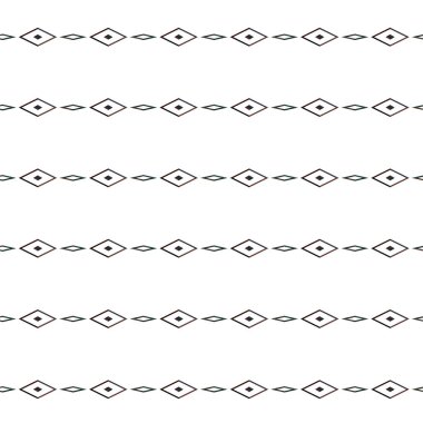 Geometrik soyut dikişsiz desen, vektör illüstrasyonu