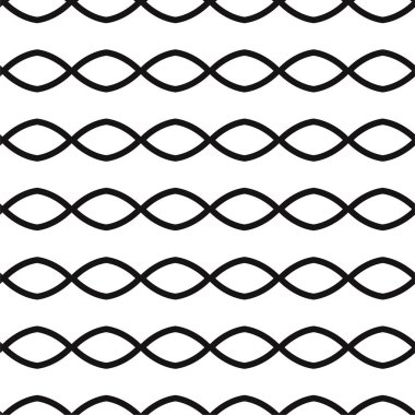 Geometrik soyut dikişsiz desen, vektör illüstrasyonu