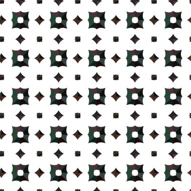 Süslü, soyut, dikişsiz desen, vektör illüstrasyonu