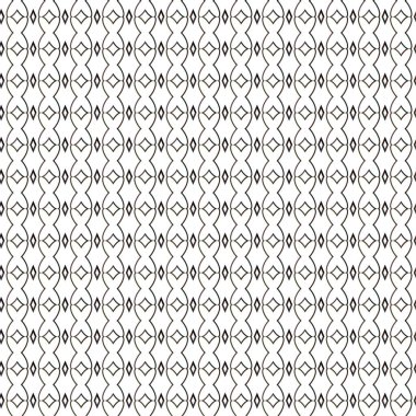 Geometrik soyut dikişsiz desen, vektör illüstrasyonu