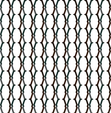 Geometrik yinelenen süs vektör deseni. Kusursuz tasarım dokusu 