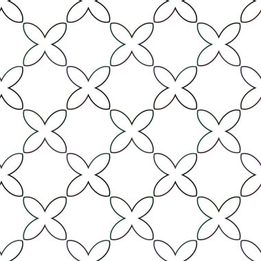 Geometrik soyut dikişsiz desen, vektör illüstrasyonu