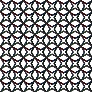 Geometrik soyut dikişsiz desen, vektör illüstrasyonu