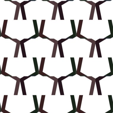 Geometrik soyut dikişsiz desen, vektör illüstrasyonu