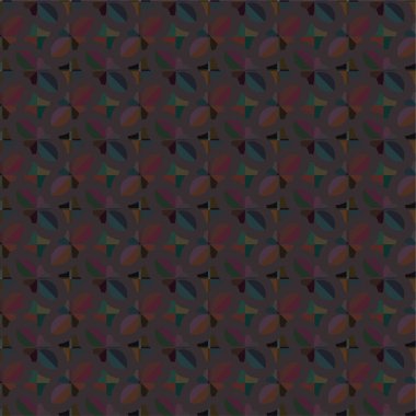Geometrik soyut dikişsiz desen, vektör illüstrasyonu