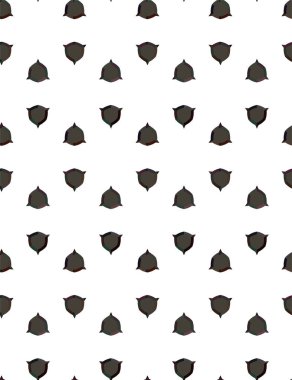 Geometrik soyut dikişsiz desen, vektör illüstrasyonu