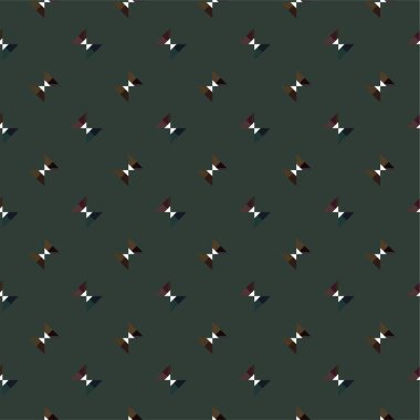 Geometrik soyut dikişsiz desen, vektör illüstrasyonu