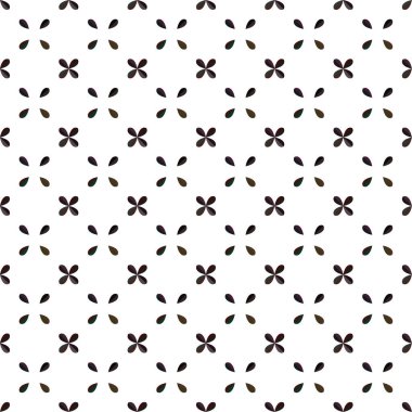 Geometrik soyut dikişsiz desen, vektör illüstrasyonu