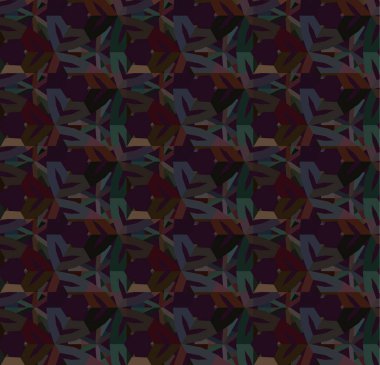 Geometrik soyut dikişsiz desen, vektör illüstrasyonu