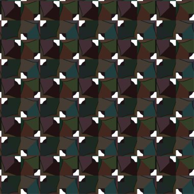 Geometrik soyut dikişsiz desen, vektör illüstrasyonu