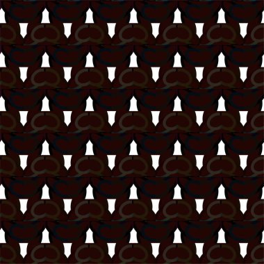 Geometrik yinelenen süs vektör deseni. Kusursuz tasarım dokusu 