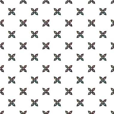 Geometrik soyut dikişsiz desen, vektör illüstrasyonu