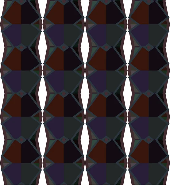抽象几何形状的无缝图案 — 图库矢量图片