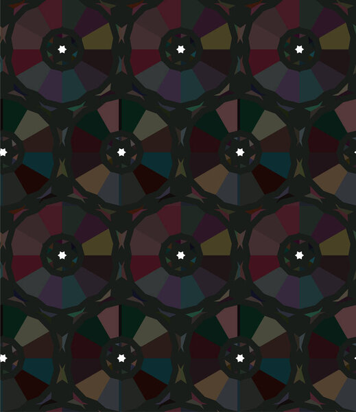 Geometric abstract seamless pattern, vector illustration
