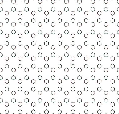 Geometrik soyut dikişsiz desen, vektör illüstrasyonu
