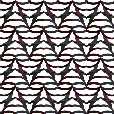 soyut geometrik dikişsiz desen, vektör illüstrasyonu 